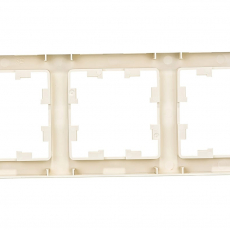 Рамка трехпостовая ATLASDESIGN универсальная бежевый - ЭНЕРГОПРОФ -  Комплексный поставщик электроматериалов